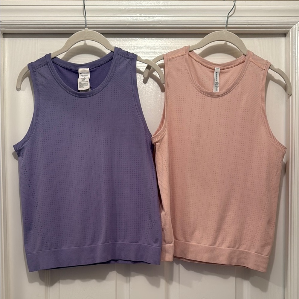 EUC Athleta In Motion tank tops